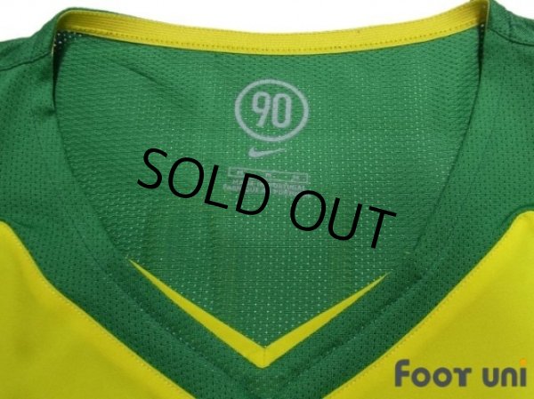 Photo5: Brazil 2004 Home Shirt #10 Ronaldinho (5)