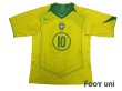 Photo1: Brazil 2004 Home Shirt #10 Ronaldinho (1)