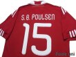 Photo4: Denmark 2010 Home Shirt #15 Simon Busk Poulsen (4)