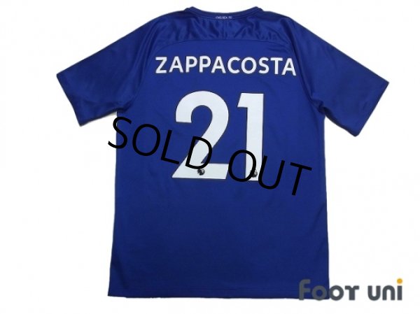Photo2: Chelsea 2017-2018 Home Shirt #21 Davide Zappacosta (2)