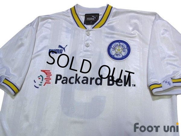 Photo3: Leeds United AFC 1996-1998 Home Shirt #9 Ian Rush (3)