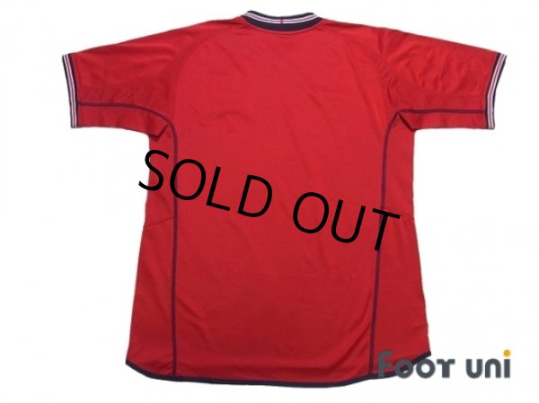 Photo2: England 2002 Away Reversible Shirts and shorts Set (2)