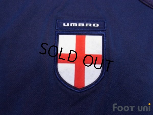 Photo7: England 2002 Away Reversible Shirts and shorts Set (7)