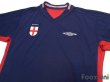 Photo6: England 2002 Away Reversible Shirts and shorts Set (6)