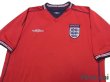 Photo3: England 2002 Away Reversible Shirts and shorts Set (3)
