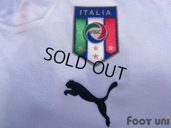 Photo6: Italy 2008 Away Shirt #21 Pirlo (6)