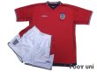 Photo1: England 2002 Away Reversible Shirts and shorts Set (1)