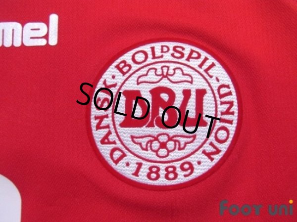 Photo6: Denmark Euro 2004 Home Shirt #9 Tomasson (6)