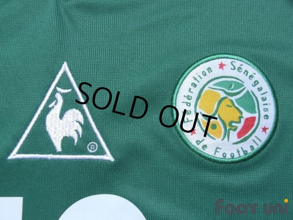 Photo6: Senegal 2002 Away Player Long Sleeve Shirt #19 Papa Bouba Diop (6)