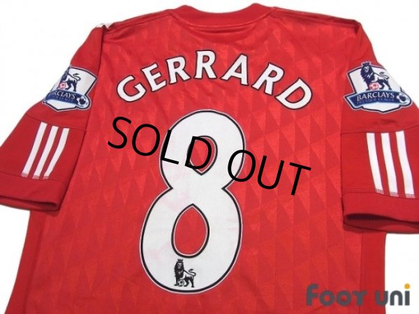 Photo4: Liverpool 2010-2011 Home Authentic Shirt #8 Gerrard BARCLAYS PREMIER LEAGUE Patch/Badge (4)