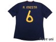 Photo2: Spain 2010 Away Shirt #6 A.Iniesta (2)