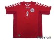 Photo1: Denmark Euro 2004 Home Shirt #9 Tomasson (1)