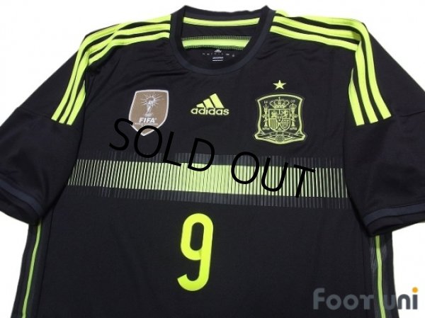 Photo3: Spain 2014 Away Shirt #9 Torres FIFA World Champions 2010 Patch/Badge w/tags (3)