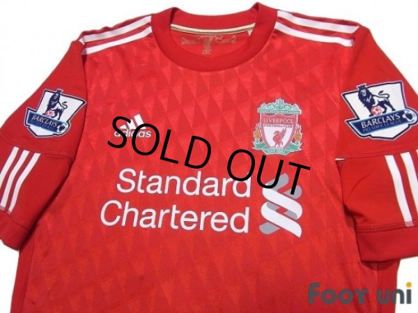 Photo3: Liverpool 2010-2011 Home Authentic Shirt #8 Gerrard BARCLAYS PREMIER LEAGUE Patch/Badge (3)