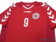 Photo3: Denmark Euro 2004 Home Shirt #9 Tomasson (3)