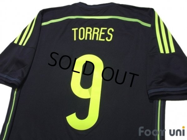 Photo4: Spain 2014 Away Shirt #9 Torres FIFA World Champions 2010 Patch/Badge w/tags (4)