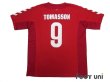 Photo2: Denmark Euro 2004 Home Shirt #9 Tomasson (2)