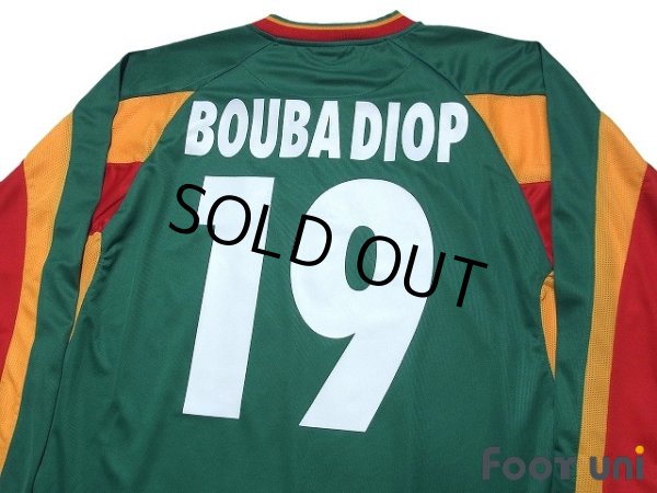 Photo4: Senegal 2002 Away Player Long Sleeve Shirt #19 Papa Bouba Diop (4)