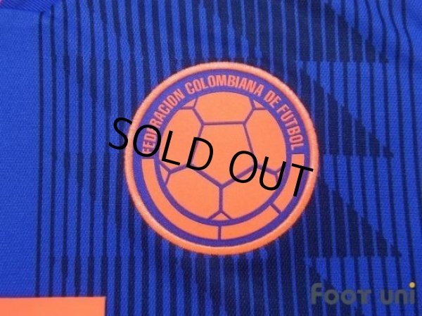 Photo6: Colombia 2018 Away Shirt #10 James Rodriguez (6)