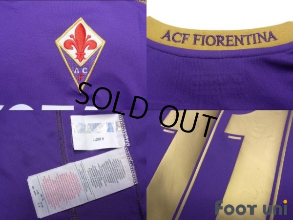 Photo7: Fiorentina 2008-2009 Home Long Sleeve Shirt #11 Gilardino Lega Calcio Serie A Tim Patch/Badge (7)
