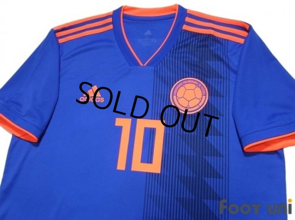 Photo3: Colombia 2018 Away Shirt #10 James Rodriguez (3)