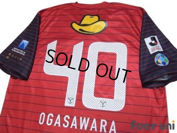 Photo4: Kashima Antlers 2013 Home Shirt #40 Mitsuo Ogasawara w/tags (4)
