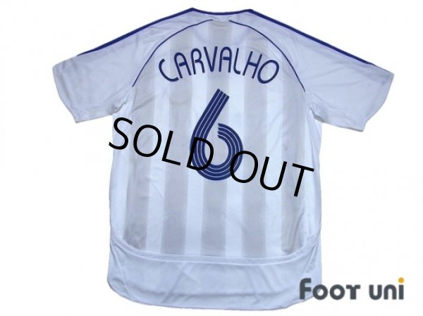 Photo2: Chelsea 2006-2007 Away Authentic Shirt #6 Carvalho (2)