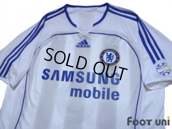 Photo3: Chelsea 2006-2007 Away Authentic Shirt #6 Carvalho (3)