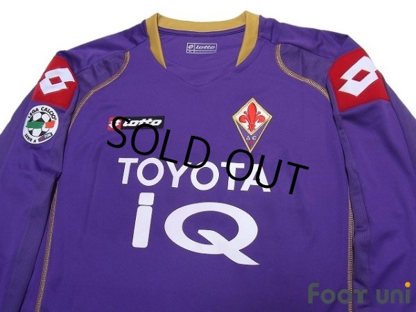 Photo3: Fiorentina 2008-2009 Home Long Sleeve Shirt #11 Gilardino Lega Calcio Serie A Tim Patch/Badge (3)