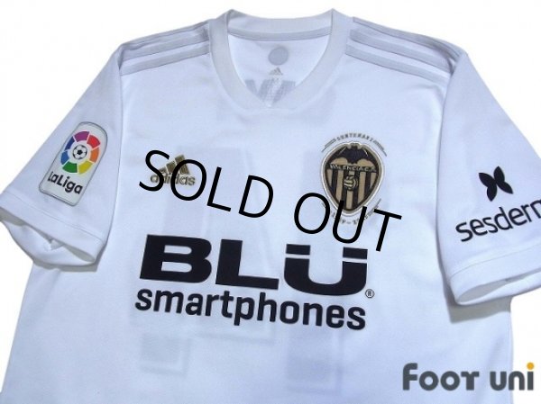 Photo3: Valencia 2018-2019 Home Centenario Shirt #14 Jose Luis Gaya La Liga Patch/Badge (3)