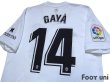 Photo4: Valencia 2018-2019 Home Centenario Shirt #14 Jose Luis Gaya La Liga Patch/Badge (4)