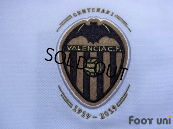 Photo6: Valencia 2018-2019 Home Centenario Shirt #14 Jose Luis Gaya La Liga Patch/Badge (6)