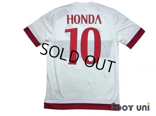 Photo2: AC Milan 2015-2016 Away Shirt #10 Keisuke Honda w/tags (2)