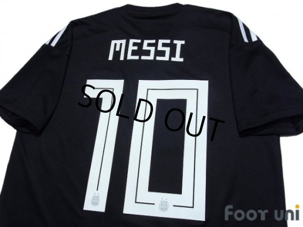 Photo4: Argentina 2018 Away Shirt #10 Messi (4)