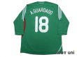 Photo2: Mexico 2008-2009 Home Three quarter sleeve Shirt #18 Andres Guardado (2)