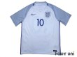 Photo1: England Euro 2016 Home Shirt #10 Rooney (1)