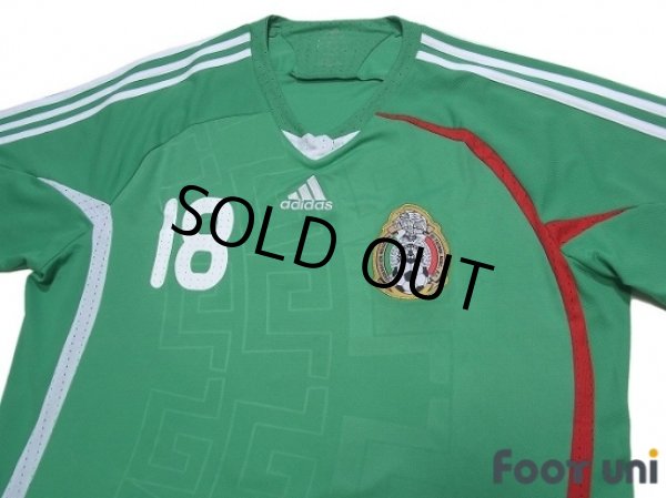 Photo3: Mexico 2008-2009 Home Three quarter sleeve Shirt #18 Andres Guardado (3)