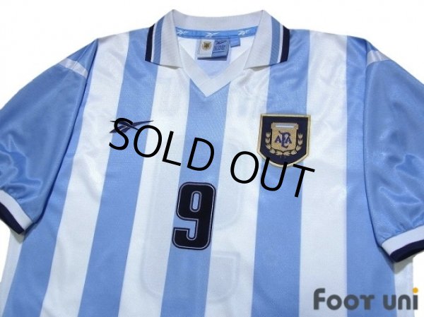 Photo3: Argentina 1999 Home shirt #9 Batistuta (3)