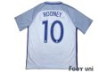 Photo2: England Euro 2016 Home Shirt #10 Rooney (2)