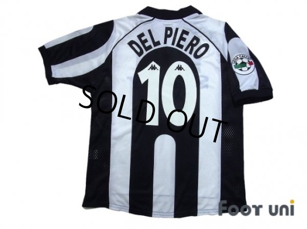 Photo2: Juventus 1997-1998 Home Shirt #10 Del Piero Lega Calcio Patch/Badge (2)