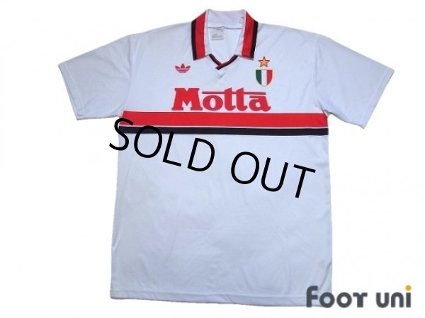 AC Milan Away football shirt 1992 - 1993. Sponsored by Motta