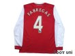 Photo2: Arsenal 2011-2012 Home Long Sleeve Shirt #4 Cesc Fàbregas (2)