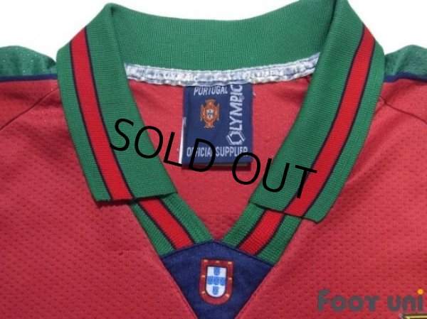 Photo4: Portugal Euro 1996 Home Shirt (4)