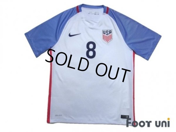 Photo1: USA 2016 Home Shirt #8 Clint Dempsey (1)