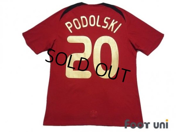 Photo2: Germany 2008 Away Shirt #20 Podolski (2)