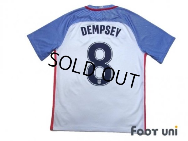 Photo2: USA 2016 Home Shirt #8 Clint Dempsey (2)
