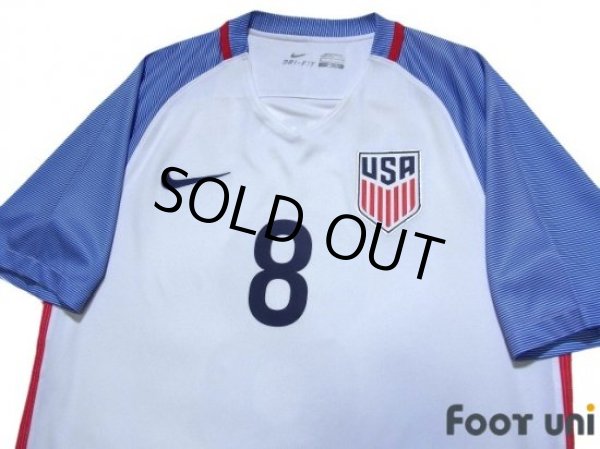 Photo3: USA 2016 Home Shirt #8 Clint Dempsey (3)