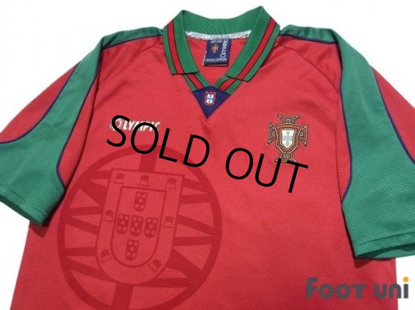 Photo3: Portugal Euro 1996 Home Shirt (3)