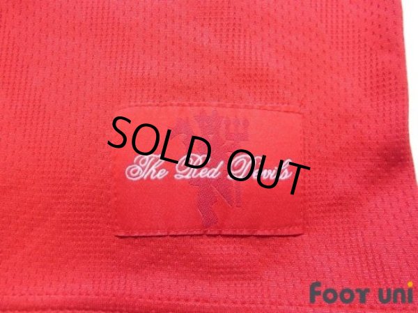 Photo7: Manchester United 2007-2009 Home Long Sleeve Shirt #8 Anderson (7)