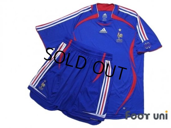 Photo1: France 2006 Home Shirt and Shorts Set (1)